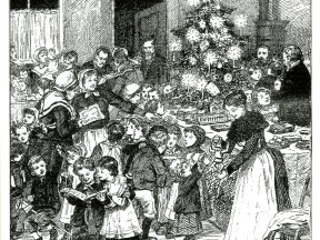 ISG, S7A1998/36470, Weihnachtsbescherung für arme Kinder in Frankfurt 1887