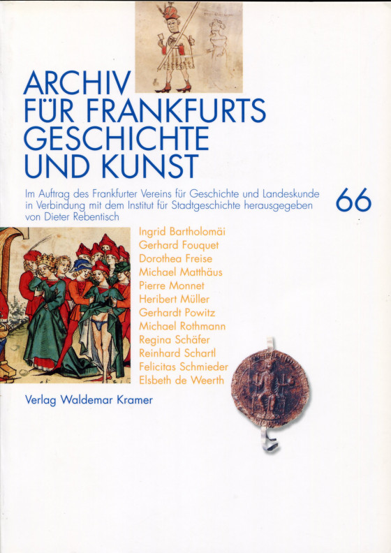 Institut für Stadtgeschichte Frankfurt - Archiv für Frankfurts Geschichte und Kunst - Dieter ...